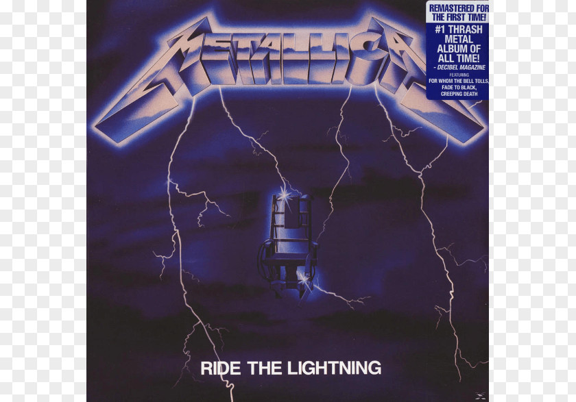 Metallica Ride The Lightning Kill 'Em All Remaster Phonograph Record PNG