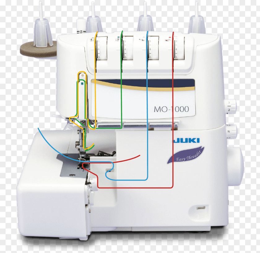 Overlock Juki MO-1000 Needle Threader Sewing Machines PNG