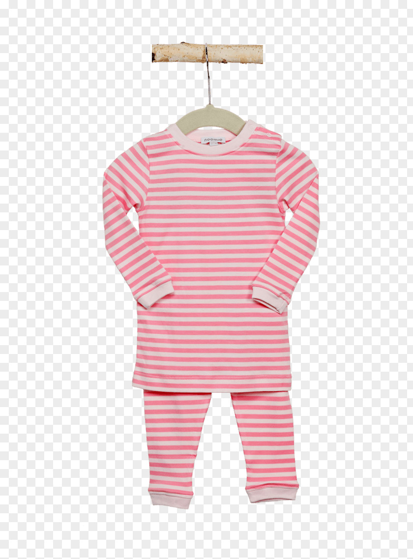 Striped Material Sleeve Pajamas Clothing T-shirt Fashion PNG