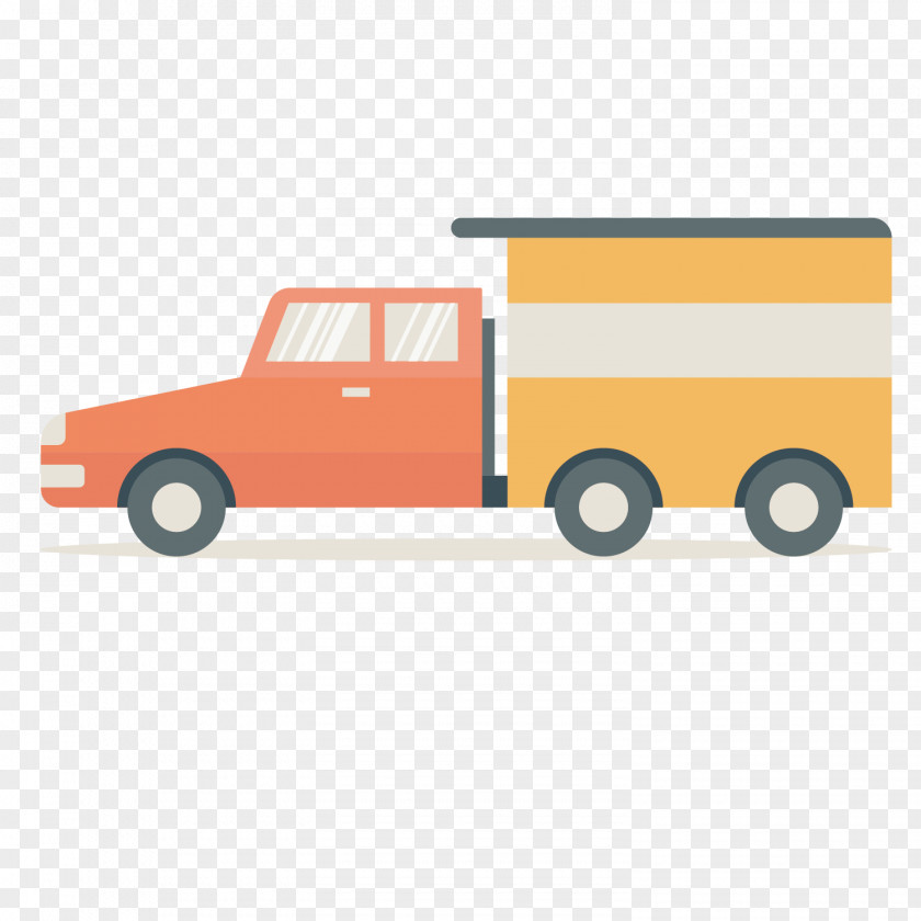 Box Car Side Illustration PNG