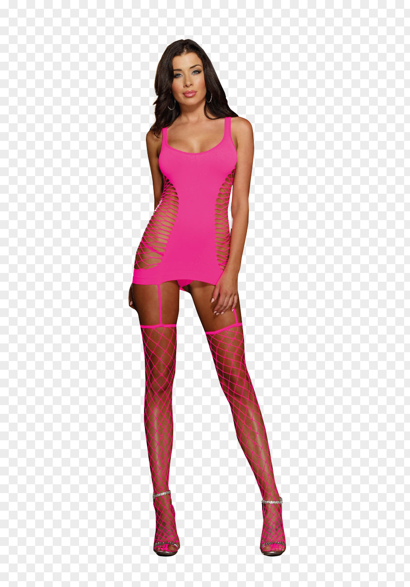 Dress Garter Bodystocking Fishnet PNG