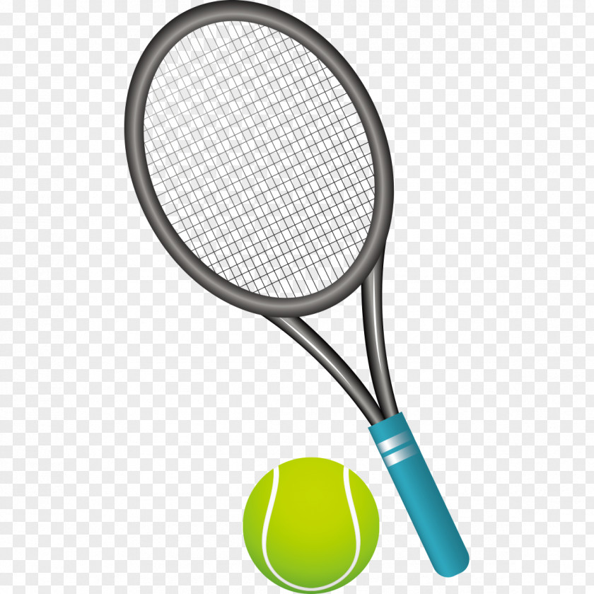 Tennis Rackets And Graphics Ball Racket PNG