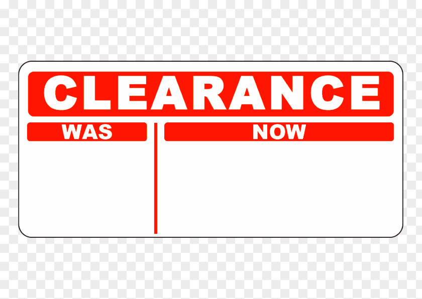 Clearance Sticker Label Sales Swing Tag Retail PNG