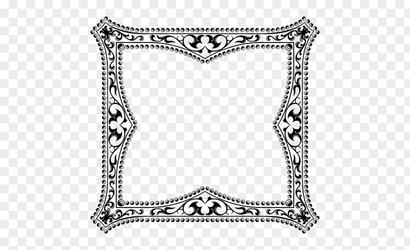 Diamond Border Picture Frames Image Design Vector Graphics PNG