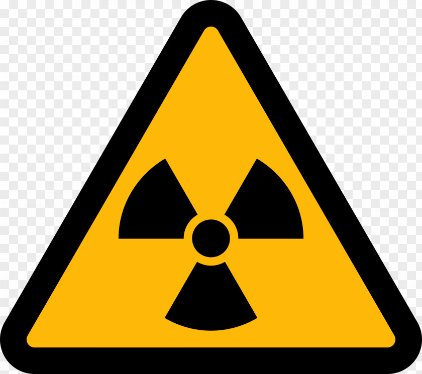 Nuclear Radiation Radioactive Decay Hazard Symbol Clip Art PNG