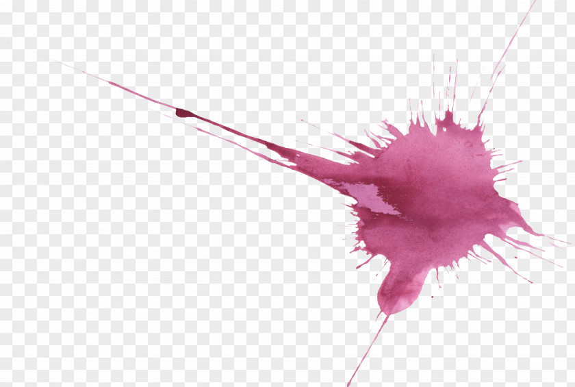Watercolor Purple Transparent Wheel Painting Pink PNG
