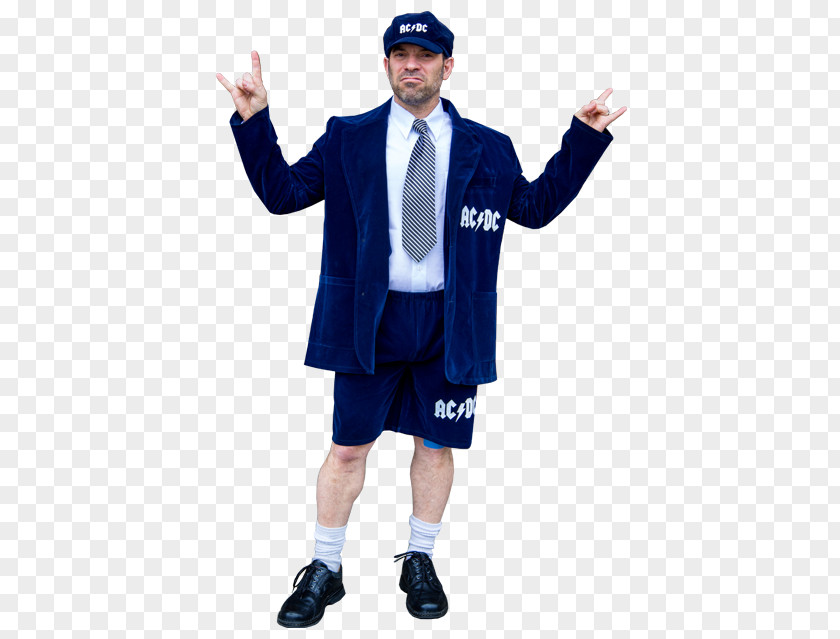 Angus Young Inflatable Costume AC/DC Suit PNG