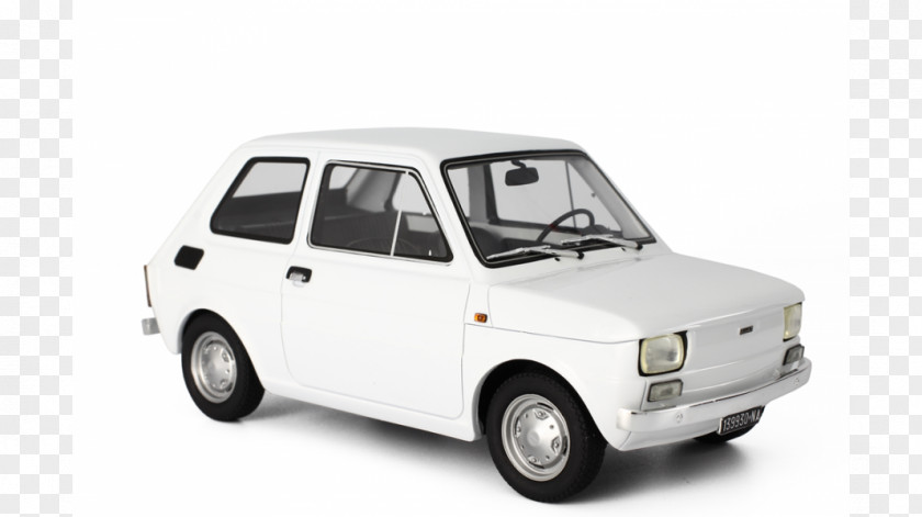 Fiat 126 Polski Automobiles Model Car PNG