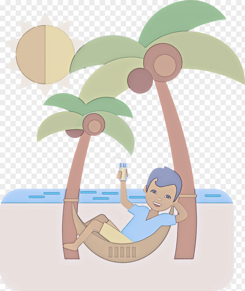 Vacation Plant Cartoon Tree PNG