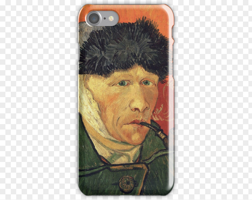 Vincent Van Gogh Self-Portrait With Bandaged Ear And Pipe Self-portrait Arles PNG