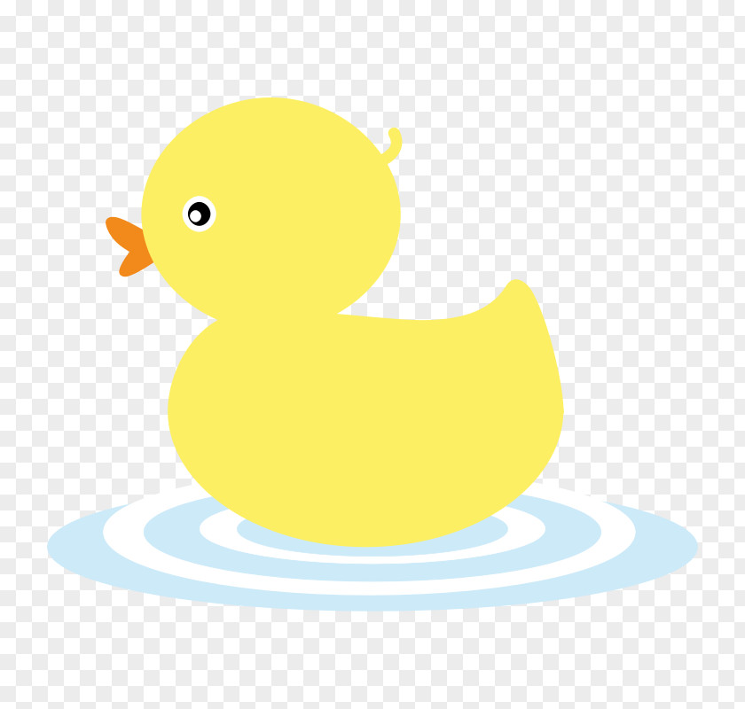 Duck Baby Duckling Rubber Clip Art PNG