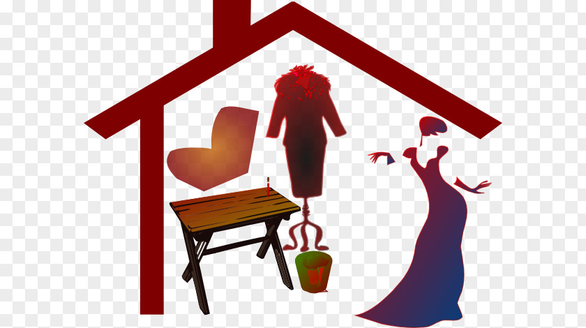 House Objects Clip Art Women Vector Graphics Image Illustration PNG