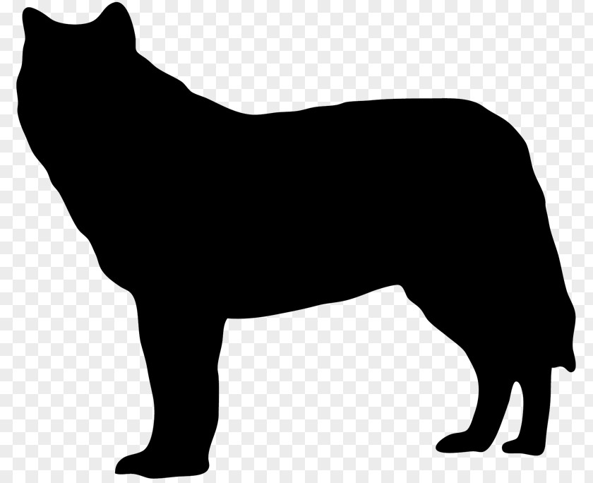 Silhouette Gray Wolf Dog Breed Clip Art PNG