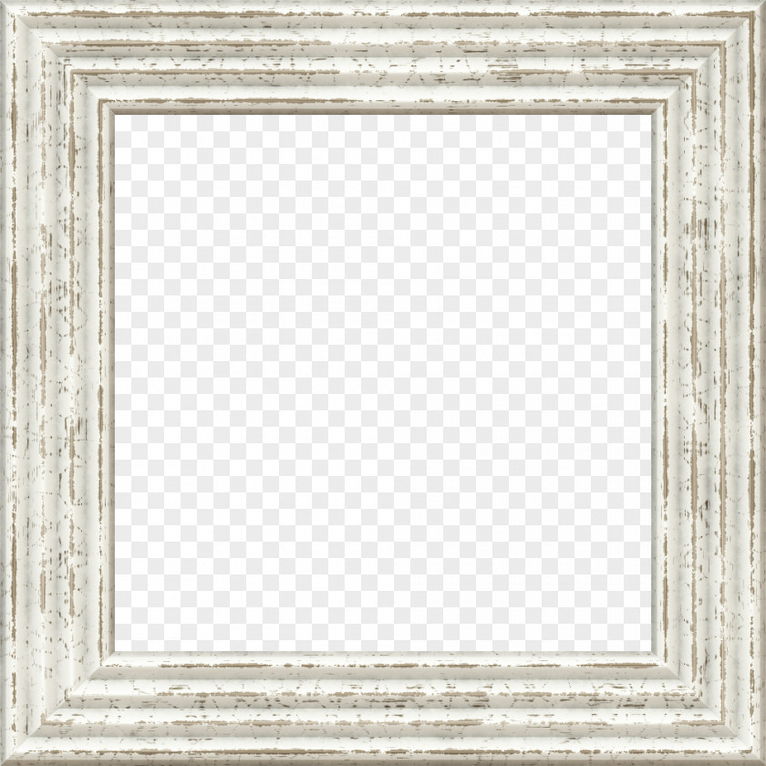 Silver Texture Frame Picture Mapping PNG