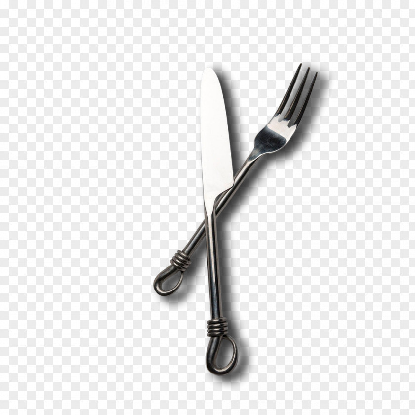Western Silver Tableware Fork Knife European Cuisine Pizza Spoon PNG