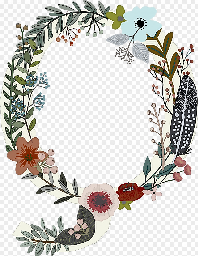 Wildflower Wreath Plant Flower Leaf PNG