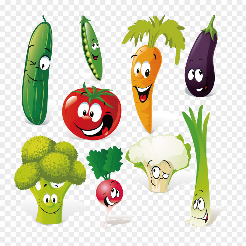 Vegetables Creative People Vegetable Cartoon Clip Art PNG