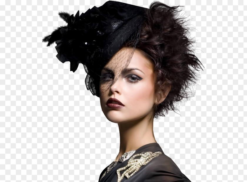 Woman Headpiece Fascinator Female Model PNG