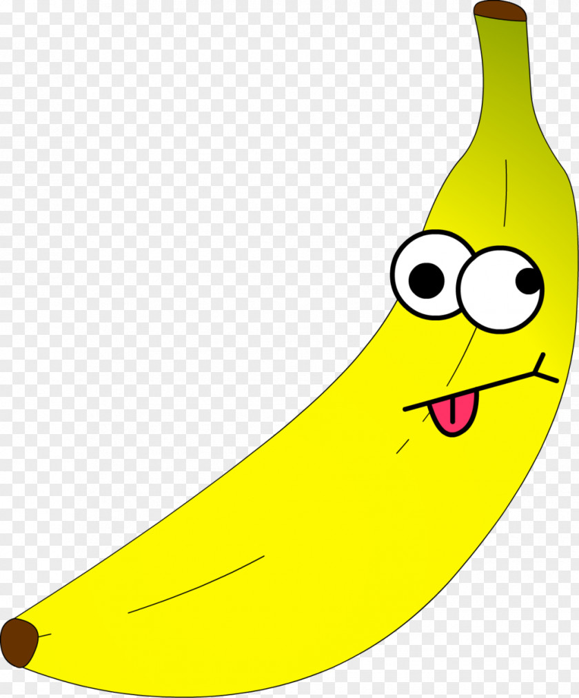 Banana Line Fruit Beak Clip Art PNG