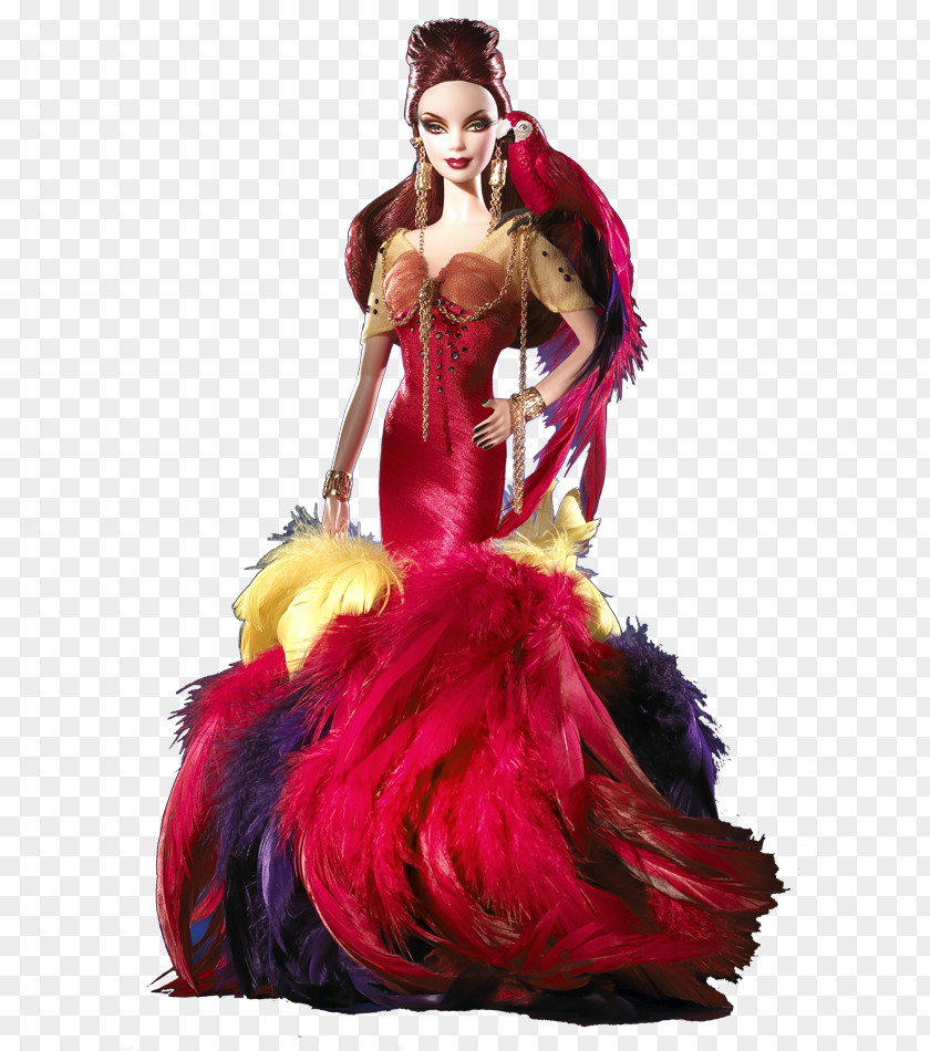 Barbie The Scarlet Macaw Doll Wonder Woman Collecting PNG