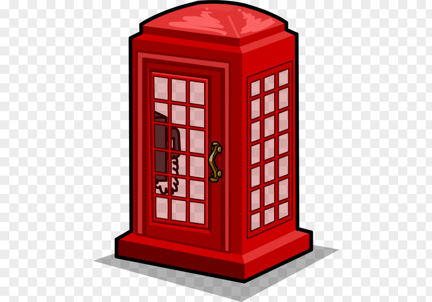 Booth Telephone Red Box Clip Art Telephony PNG