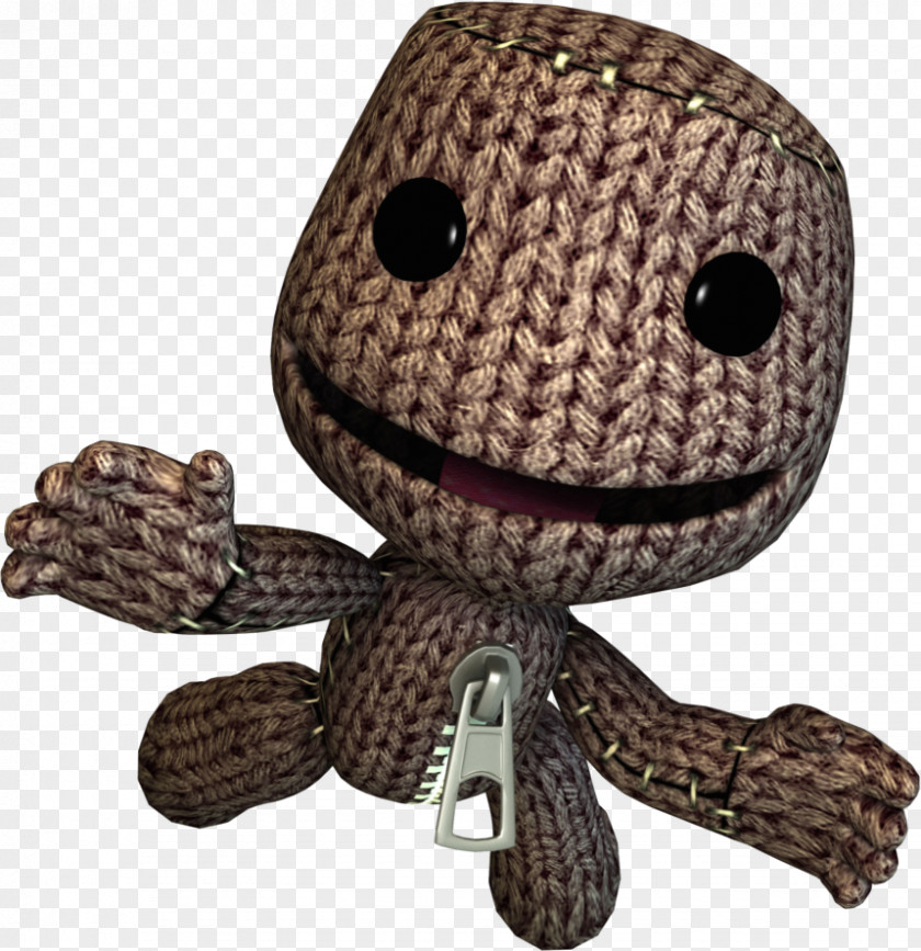 Crochet Plush Littlebigplanet 3 Stuffed Toy PNG