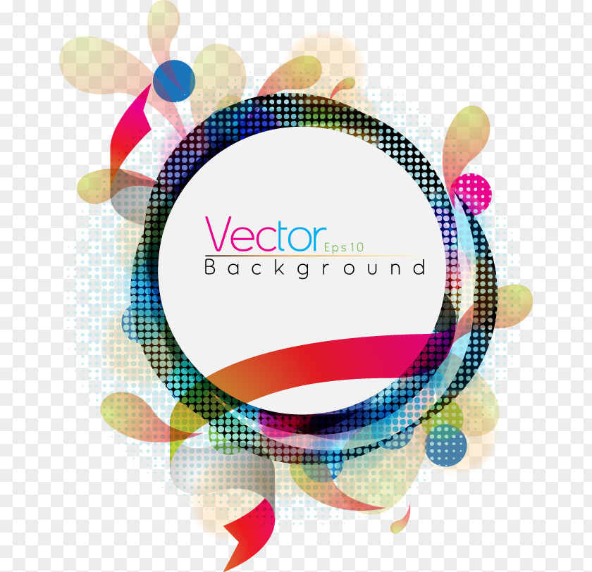 Colorful Abstract Color Ring Geometry PNG
