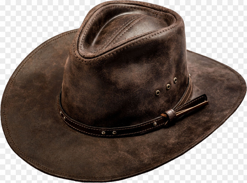 Hat Cowboy Leather Cap PNG