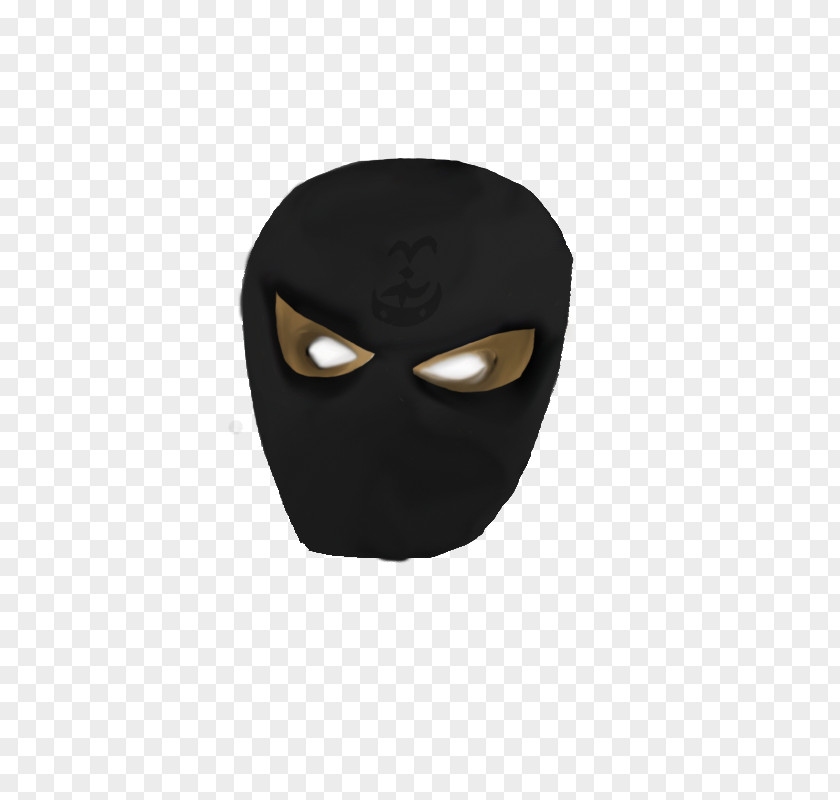 Mask Balaclava Black M PNG