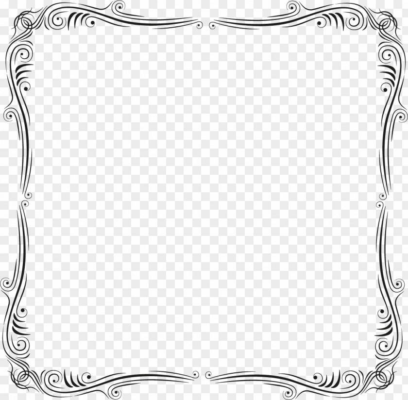 Simple Lovely Ancient Box Picture Frame PNG