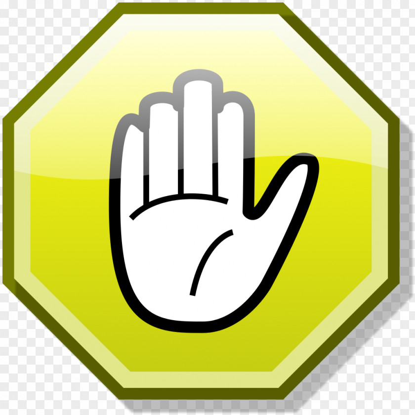 Stop Sign Information Clip Art PNG