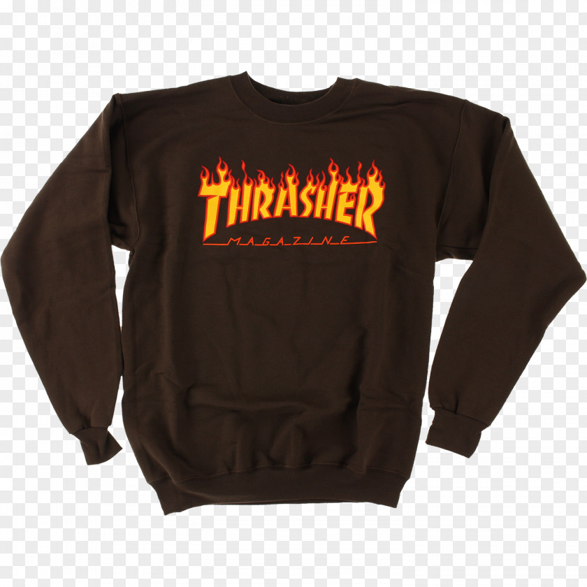 T-shirt Thrasher Presents Skate And Destroy Sleeve PNG