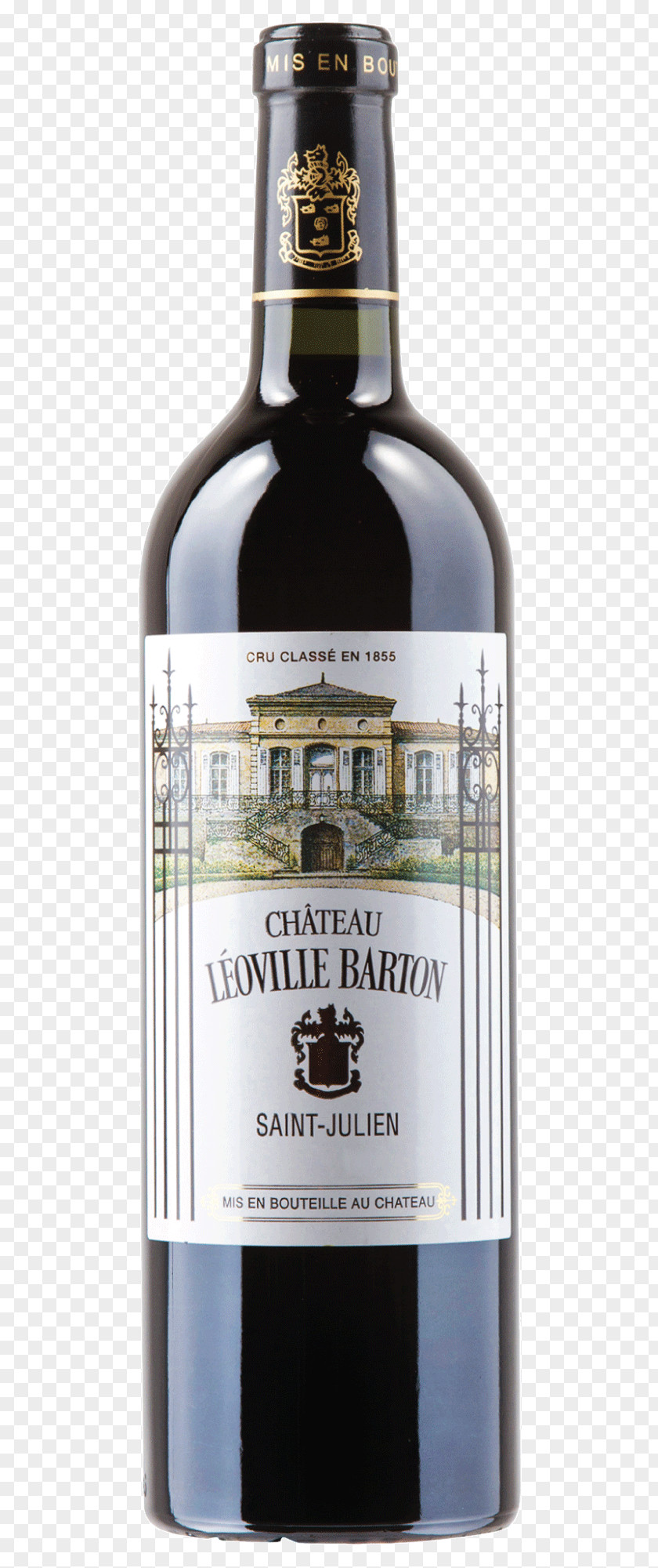 Wine Château Léoville Barton Saint-Julien AOC Pauillac Léoville-Las Cases PNG
