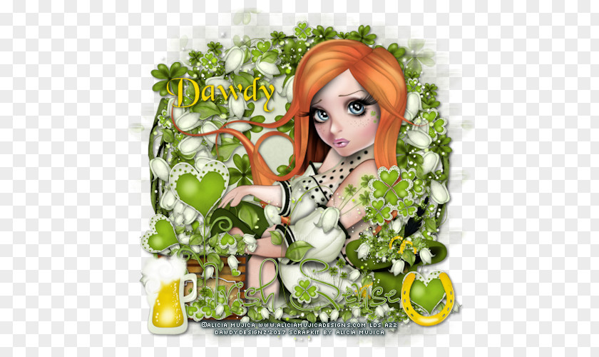 ALICIA MUJICA Flowering Plant Doll PNG