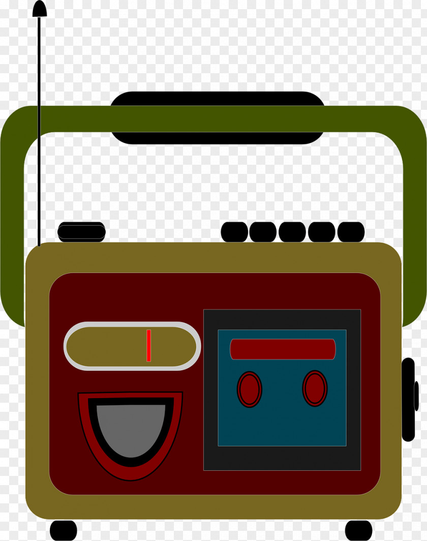 Audio Cassette Compact Radio Broadcasting Animation Clip Art PNG