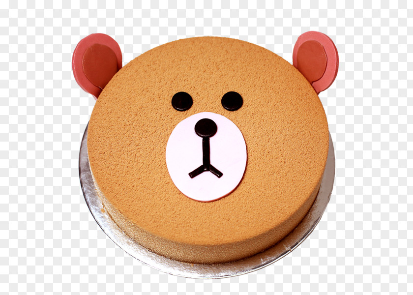 Bear Ice Cream Cake Brown Torte PNG