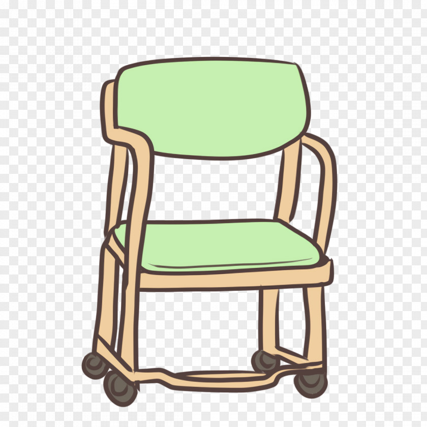 Chair Garden Furniture Line Table PNG