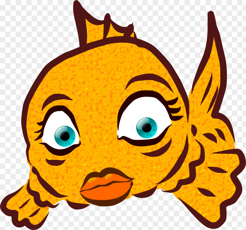 Goldfish Lip Clip Art PNG