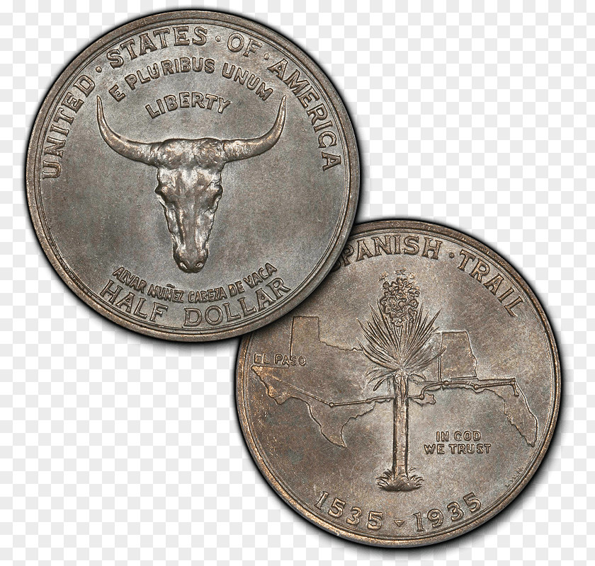 Half Dollar Coin Medal Silver Nickel PNG