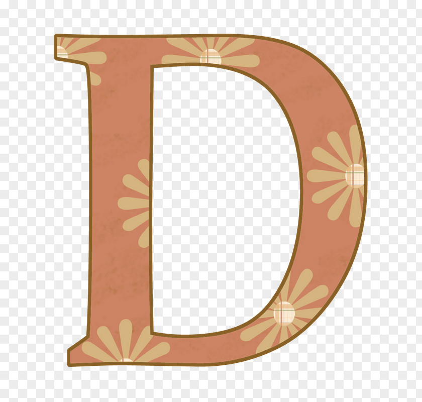 LETTER D Symbol Picture Frames Alphabet PNG