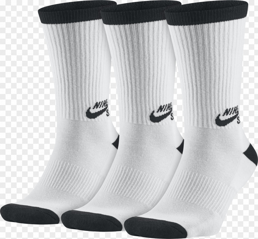 Nike Air Force 1 Skateboarding Sock PNG
