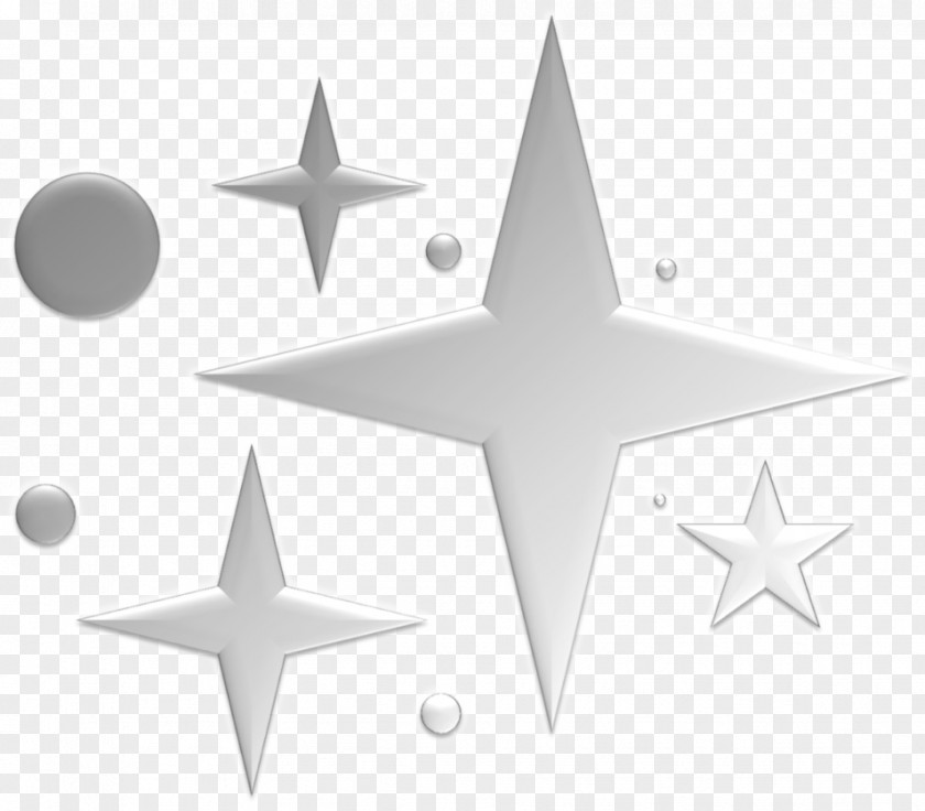 STAR DUST Star Angle Symmetry Font PNG