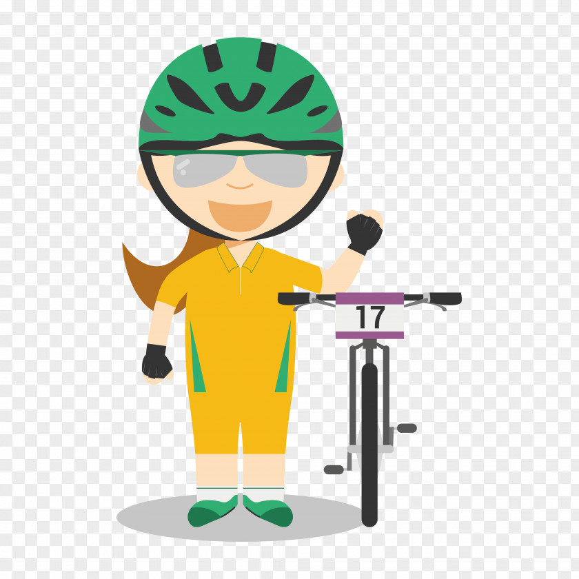 Cartoon Bike Player Royalty-free Illustration PNG