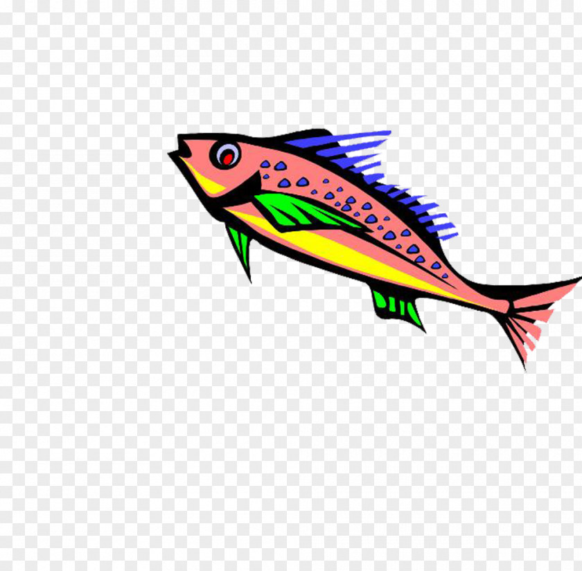Colorful World Salmon Clip Art PNG