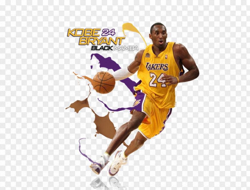 Kobe Bryant Transparent Image Los Angeles Lakers NBA Basketball Clip Art PNG