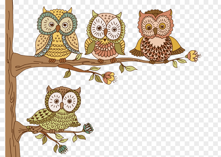 Owl Painting PNG
