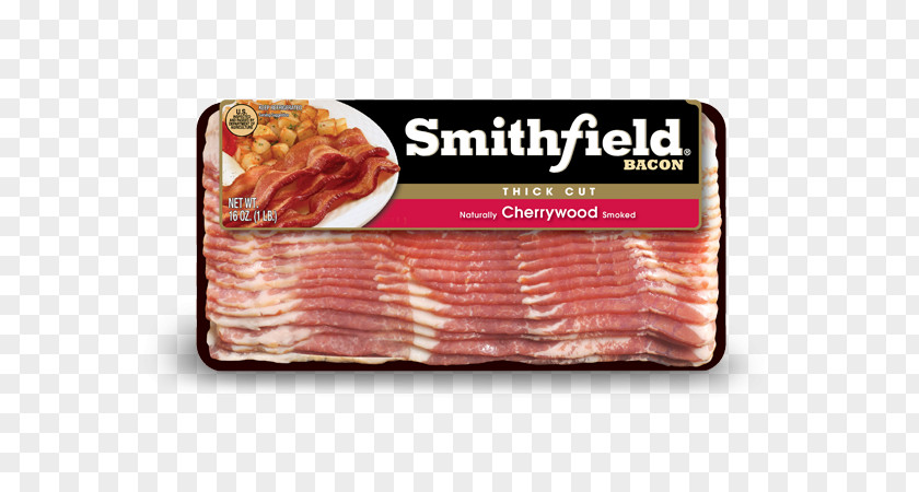 Sliced Bacon Smithfield Foods Meat Breakfast Sausage PNG