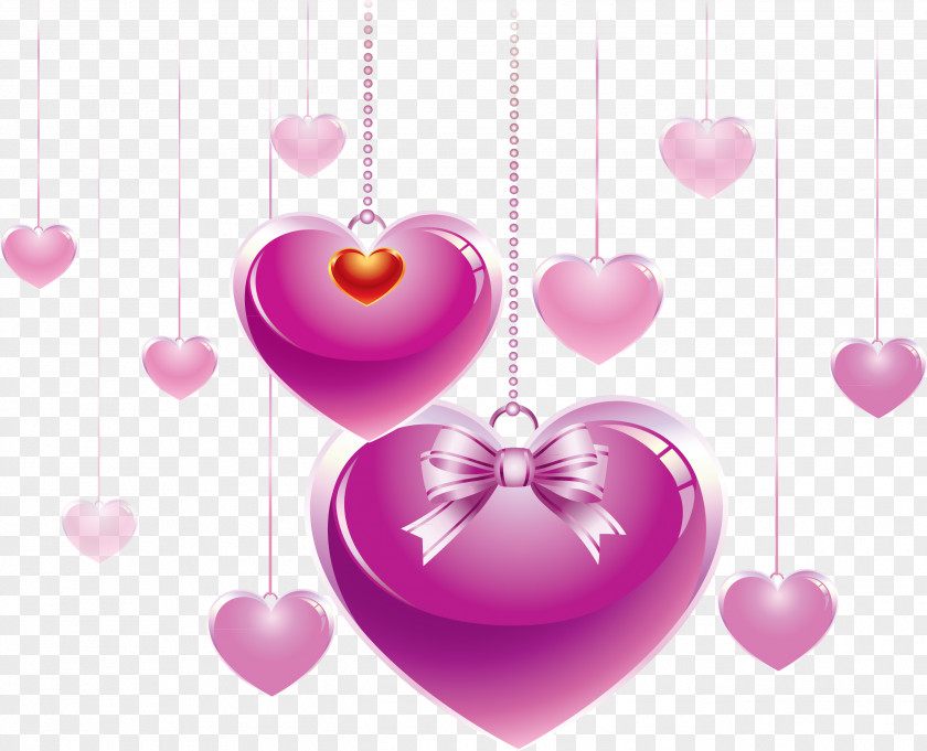 Beautiful Heart Love Valentine's Day Animation PNG