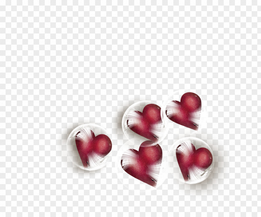 Bubble Heart Hearts PNG