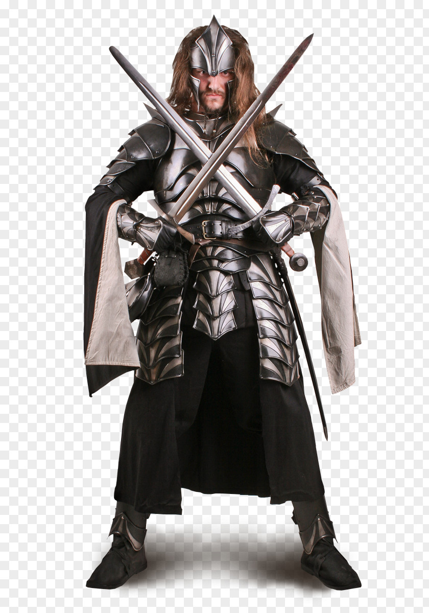 Knight Body Armor Robe Steel Helmet PNG